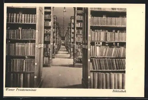 AK Wien, Priesterseminar, Bibliothek