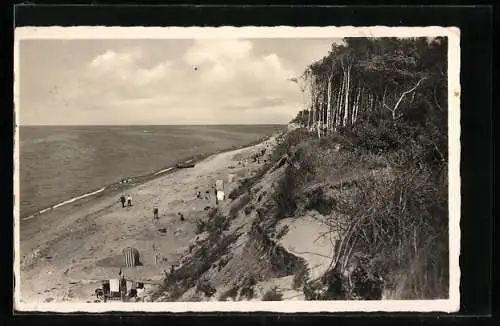 AK Neuschleffin, Blick auf den Strand