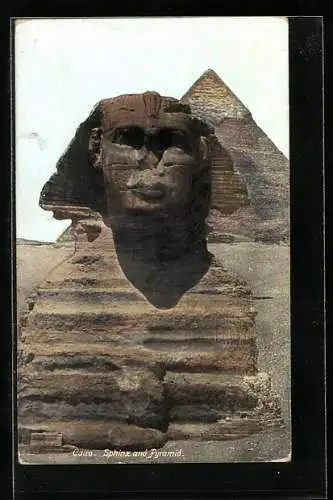 AK Cairo, Sphinx and Pyramid