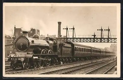 AK Down Nottingham Express leaving Marylebone, Engine 4-4-2, No. 192
