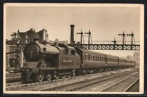 AK Down Aylesbury Train near Marylebone, Engine 4-6-2, No. 450