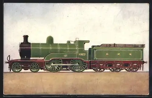 AK G.N.R. Express Passenger Engine No. 1327, Britische Lokomotive