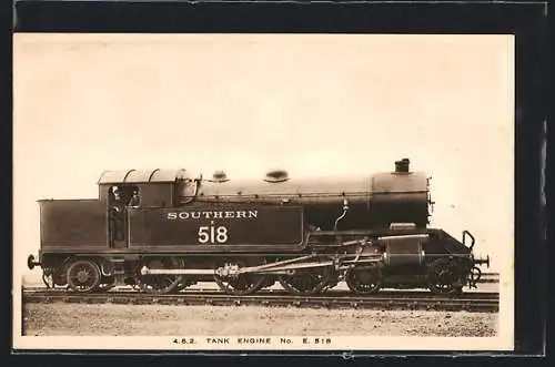 AK englische Eisenbahn der Gesellschaft Southern Railway mit Kennung 518