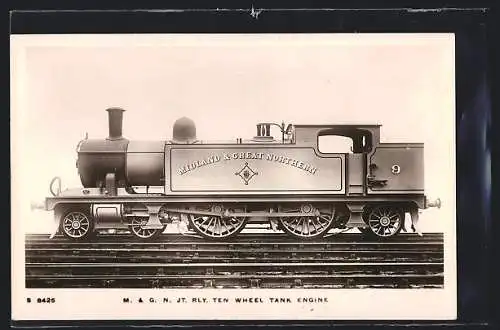 AK Midland & Great Northern Jt. Rly., Ten Wheel Tank Engine