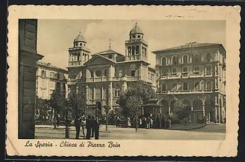 AK La Spezia, Chiesa di Piazza Brin