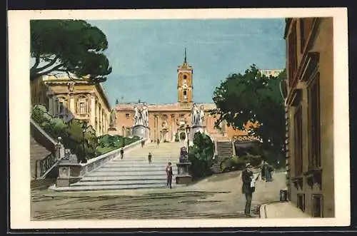 Künstler-AK Roma, Il Campidoglio