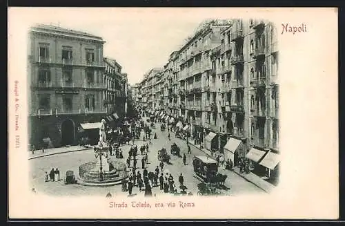 AK Napoli, Strada Toledo, ora via Roma