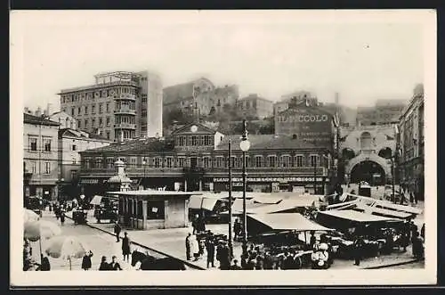 AK Trieste, Piazza C. Goldoni e Traforo di Montuzza