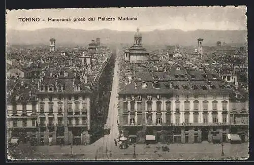 AK Torino, Panorama preso dal Palazzo Madama