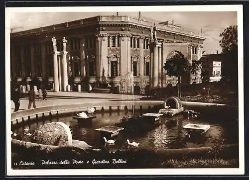 AK Catania, Palazzo delle Poste e Giardino Bellini