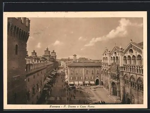AK Ferrara, P. Duomo e Corso Roma