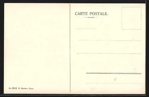 AK Lausanne, La blanche maison de la sociètè de Zofingue