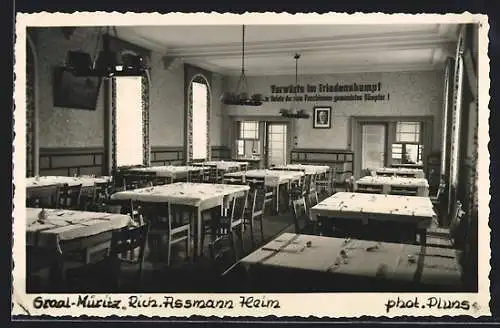 AK Graal-Müritz, Innenansicht im Richard Assmann Heim