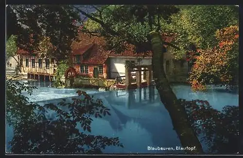 AK Blaubeuren, Die Wassermühle am Blautopf