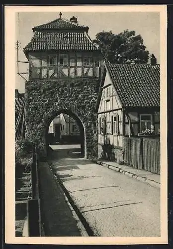 AK Neustadt-Südharz, Blick durch das Tor