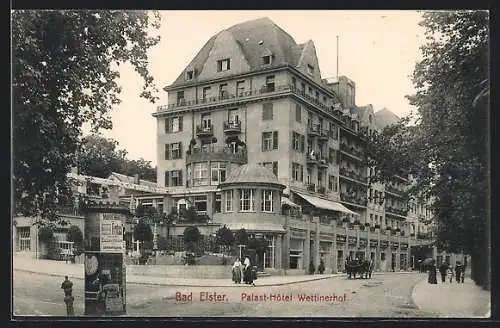 AK Bad Elster, Das Palast-Hotel Wettinerhof