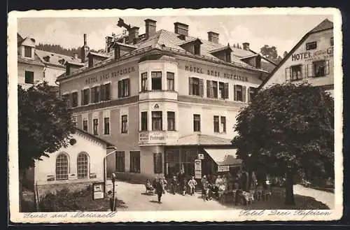 AK Mariazell, Hotel Drei Hufeisen