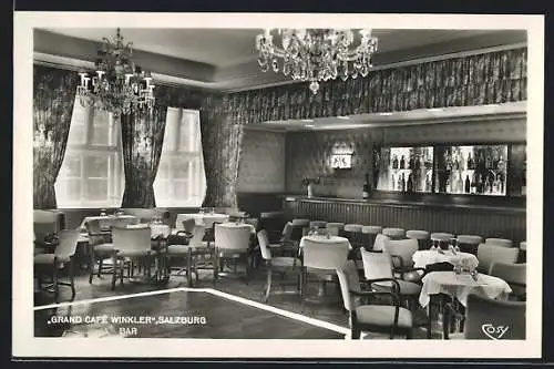 AK Salzburg, Barzimmer des Grand Café Winkler
