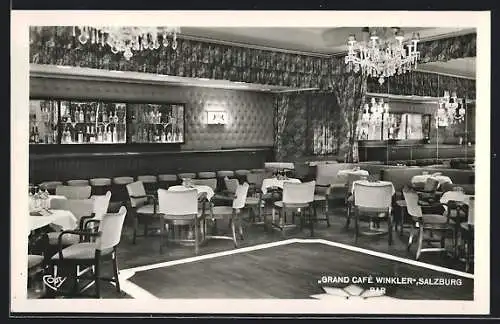 AK Salzburg, Grand Café Winkler, der Barraum
