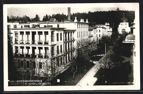 AK Graz, Landeskrankenhaus, Medizinische Klinik und Abteilung