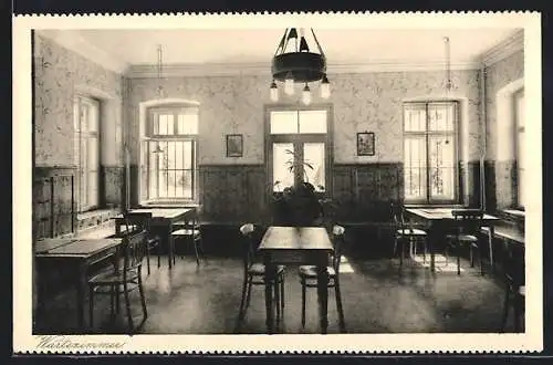 AK Gröbming, Kuranstalt der Versicherungskasse für Kaufmännische Angestellte in Wien, Wartezimmer, Innenansicht