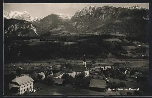 AK Haus im Ennstal, Teilansicht mit Kirche