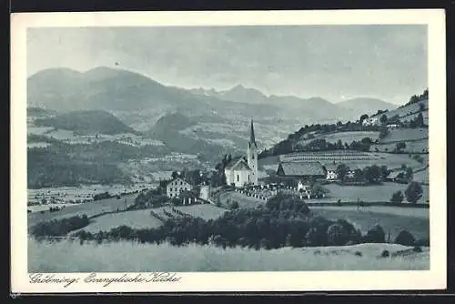 AK Gröbming, Blick auf Evangelische Kirche