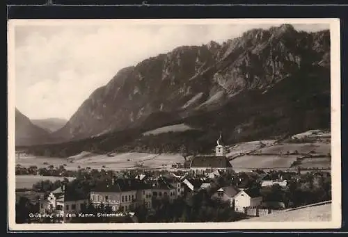AK Gröbming /Steiermark, Teilansicht mit dem Kamm