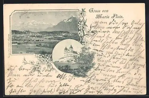 AK Maria Plain, Kirche, Panorama