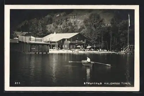 AK Walchsee /Tirol, Strandbad Walchsee