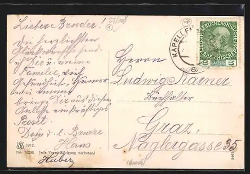 AK Kapellen, Ortsansicht