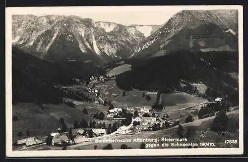 AK Altenberg /Steiermark, Teilansicht gegen die Schneealpe