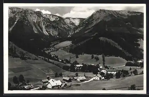 AK Altenberg /Steiermark, Teilansicht gegen die Schneealpe