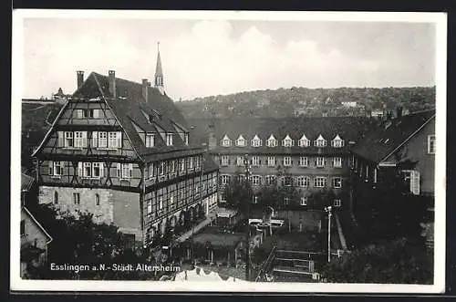 AK Esslingen a. N., Städtisches Altersheim