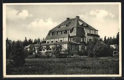 AK Georgenfeld im Sächs. Erzgeb., Kur- und Wintersporthotel Lugsteinhof