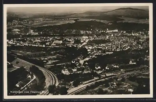 AK Waiblingen, Fliegeraufnahme der Stadt