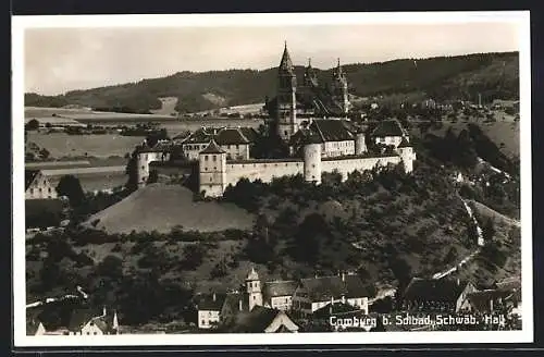 AK Comburg, Panorama mit Burg