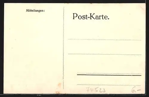 AK Hall, Teilansicht mit Strassenpartie