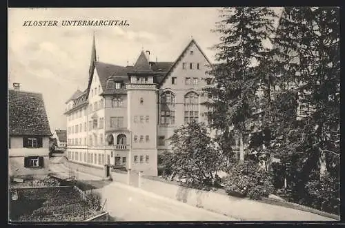 AK Untermarchtal, Blick auf Kloster