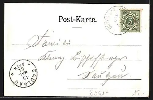 AK Unter-Marchthal, Kloster mit Bäumen