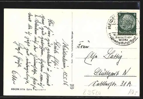 AK Heidenheim-Brenz, Partie beim Postamt