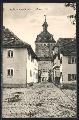AK Leutershausen /Mfr., Das Obere Tor