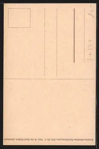 AK Besigheim, Partie an der Stadtmauer