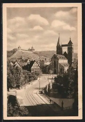 AK Esslingen a. Neckar, Stadtkirche und Burg