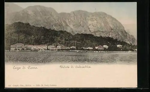 AK Como /Lago di Como, Veduta di Cadenabbia