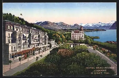 AK Luzern, Hotel Beau-Rivage C. Giger