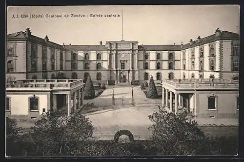 AK Genève, Hôpital Cantonal, Entrée centrale