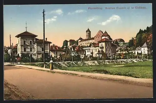 AK Porrentruy, Avenue Cuenin et le Chateau