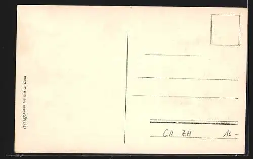 AK Zürich, Schipfe und Peterskirche