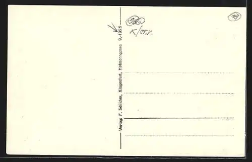 AK Friesach, Totalansicht mit Kirche von Westen aus gesehen